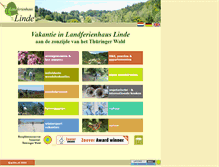 Tablet Screenshot of landferienhaus-linde.net
